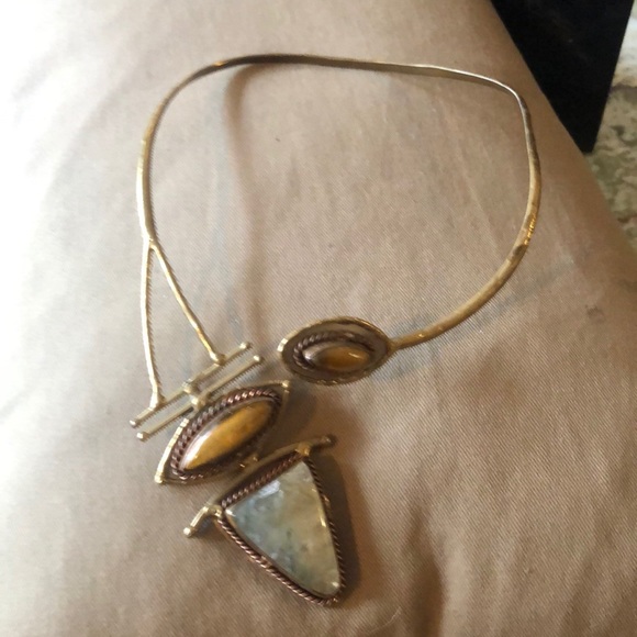 Handmade Artisan golden/green Agates - Picture 4 of 6